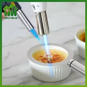 SWEET Thép Không Gỉ Brulee Nhẫn 8cm Cho Trà Sữa Topping Và Món Tráng Miệng Dụng Cụ Trang Trí Nướng Bánh Độc Đáo Nhà Cafe Sử Dụng n