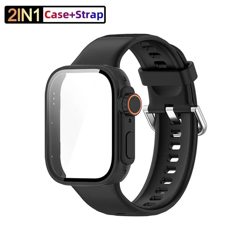 Dây đeo silicon + vỏ cho Huawei Watch Fit 5 Pro / Fit 5 / Fit 4Pro / Fit 4 vỏ cản thay thế