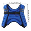 Áo vest có trọng lượng LACYESUK, Túi cát sắt có thể điều chỉnh đầy cát, Chạy bộ sức đề kháng đa kích thước Huấn luyện trọng lượng Tải trọng Áo vest Chạy bộ