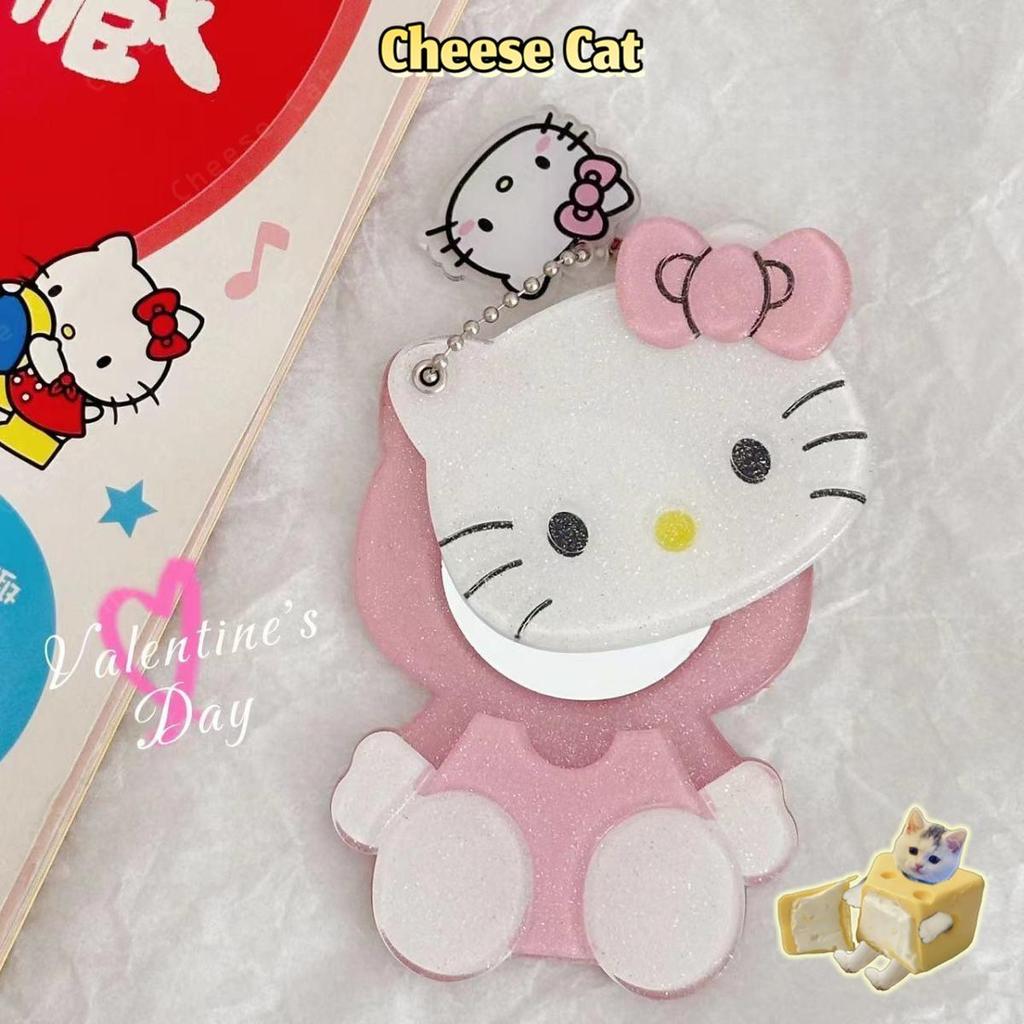 Giá đỡ điện thoại gương Kitty lấp lánh phù hợp với mọi dòng điện thoại