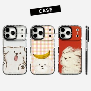 Ốp điện thoại mềm hình chó lộn xộn trong gió cho iPhone 17 Pro Max 16 Plus 15 14 13 12 11 Vỏ bảo vệ chống sốc