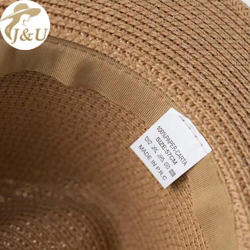 JU Mũ Rơm Mùa Hè Nam Nữ Vành Rộng Đi Biển Chống Tia UV Fedora Sun Hat VN