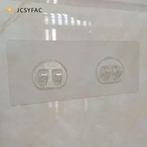JCSYFAC Móc Dính Treo Tường Dưới Dây Kệ Ra Móc Treo Giá Đỡ Kẹp Tổ Chức Mới