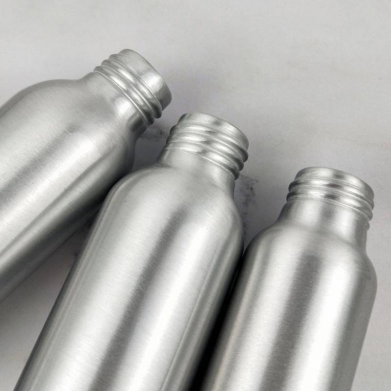 Trong kho 30ml-250ml Bạc nhôm chai với vít cap Nước hoa Mỹ phẩm toner chai nước du lịch Protable bơm lại chai cá tuyết