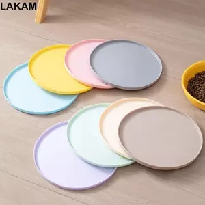 Thảm ăn LAKAM, Thảm đựng thức ăn cho thú cưng bằng silicon chống thấm nước, Chống trượt Dễ dàng làm sạch Thảm ăn chống rò rỉ cho bát chó con