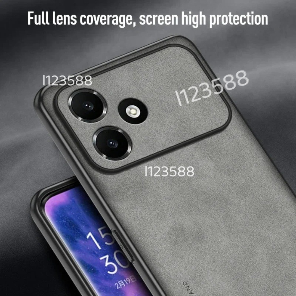 Vỏ Da Cừu Sang Trọng Cho Oppo A6C 4G 2026 OppoA6C Thời Trang Đơn Giản Silicon Matte Họa Tiết Da Cừu Vỏ Điện Thoại Chống Sốc Ốp Lưng Mềm