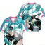 2026 Thời Trang Ảo Thần Tượng Hatsune Miku Thiết Kế Đồ Họa Áo Thun Cổ Chữ V Hip Hop Street