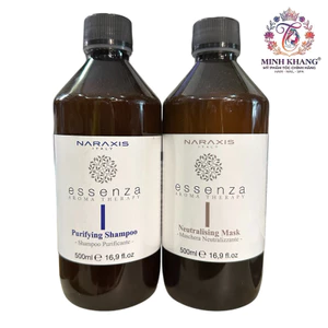 Dầu gội xả hạn chế gàu, loại bỏ kích ứng da dầu NARAXIS ESSENZA AROMA THERAPY PURIFYING 500mlx2 [ MK ]