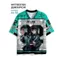 Nam Mỹ Nữ Retro Áo Thun Jersey Casual Demon Slayer Chủ Đề In Hình Thể Thao Tay Ngắn Top