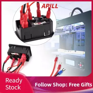 apill 3D Máy In Công Tắc Nguồn Phong Phú Hơn Loại Chữ U Cắm 15A 220V/110V Công Tắc/Ổ Cắm Bộ Chuyển Đổi Mô-đun có Cầu Chì và Lắp Đặt Dễ Dàng