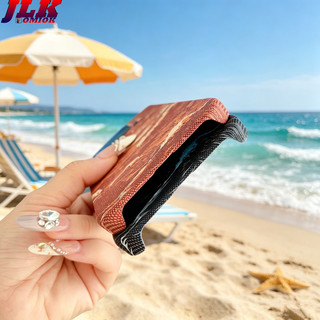 [JLK] Ốp từ tính họa tiết Kevlar bằng sợi Carbon sóng biển sang trọng mùa hè cho XiaoMi 15T Pro Mi15T Ốp lưng cứng điện thoại chống sốc