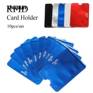SHUPUN 10 CÁI Chặn RFID Thời Trang Chống Trộm Thẻ Tín Dụng Bảo Vệ Chặn Tay