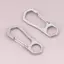 AIHOM Móc khóa bằng thép không gỉ Carabiner 2 5 chiếc Kẹp lò xo mạnh mẽ Bule để buộc bánh răng cắm trại ngoài trời,