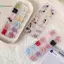 BeautifulHomeA 12 Lưới Nhiều Màu Nơ Móng Tay Nghệ Thuật Quyến Rũ Mini Dây Đáng Yêu Thắt Nơ Nhựa Trang Trí Móng Tay Cho DIY Bông Tai Nail Suppli VN