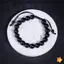Vòng tay chăm sóc sức khỏe bằng đá Obsidian tròn thời trang Vòng tay giảm cân chăm sóc sức khỏe mới