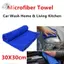 Khăn sợi nhỏ 30x30CM để làm sạch chuyên nghiệp để sử dụng tại nhà và ô tô
