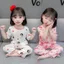 Shop Bộ Đồ Ngủ Trẻ Em Ice Silk Bé Gái Mỏng Điều Hòa Không Khí Phù Hợp Với Bé Gái Ren Hoạt Hình Tay Ngắn Dịch Vụ Gia Đình Hợp Thời Trang