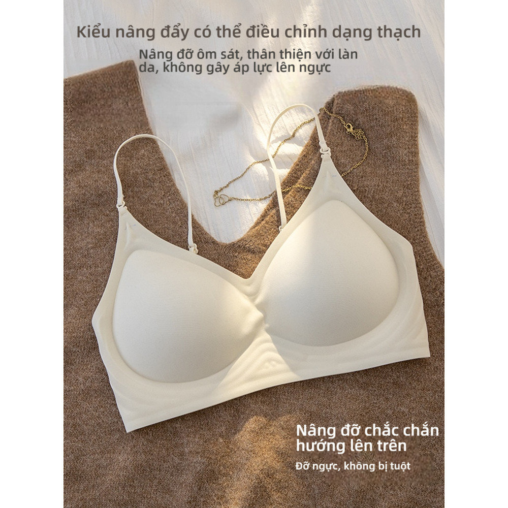 Áo ngực không dây phong cách truyện tranh, nhẹ, linh hoạt, thoải mái, dễ thở, tập hợp hình ngực, dáng ôm eo hẹp, sử dụng rộng rãi.