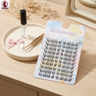Bộ lông mi giả tự nhiên phong cách Hàn Quốc gồm 10 đôi lông mi sợi nhẹ để trang điểm hàng ngày