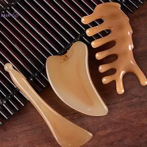 Nâng cơ mặt Guasha Nhựa Cạo Massage Dụng cụ cạo mặt Miếng massage mắt SPA Giảm bọng mắt Nâng mũi Máy mát xa mũi