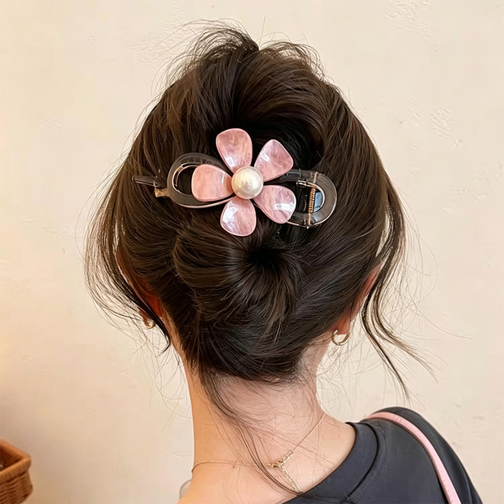 Kẹp tóc hoa hồng ngọt ngào Kẹp tóc nữ