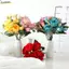 NORDICLIFE 30cm 9 đầu Hoa nhân tạo DIY Trang trí Tiệc cưới cổ điển