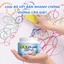 Kem tẩy vết bẩn tường an toàn cho mọi loại tường tẩy sạch bút chì bút sáp giảm giá combo 1 chai + bút chải bọt