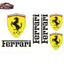 Bộ Tem Dán Xe Điện FERRARI và TOMMY dán xe K1,VC,V1 Tem 3 lớp, không ảnh hưởng đến màu sơn của xe