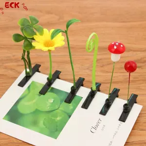 ECK 5 Chiếc Dễ Thương Cỏ Tóc Ngộ nghĩnh Đậu Mầm Lò Xo Kẹp Dễ Thương Anh Đào Đầu Nấm Phụ Kiện Tóc HOT