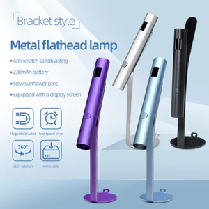 Đèn Hơ Gel Móng Tay Mini Cầm Tay Dạng Silicon Linh Hoạt Đèn UV Sấy Khô Gel Nhanh Chóng Tiện Lợi