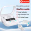 Tai nghe Bluetooth vô hình siêu mỏng 2 trong 1 Giảm tiếng ồn sâu Chất lượng âm thanh cao với màn hình mức pin LED Tai nghe không dây kép chống nước