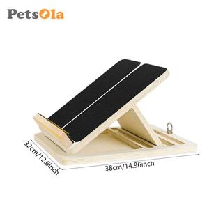 Ván nghiêng bằng gỗ cho bắp chân co giãn chuyên nghiệp Cáng chân có thể điều chỉnh Bảng nghiêng cho Pilates Thiết bị tập thể dục tại nhà