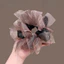 MAUROPOLI Phong Cách Hàn Quốc Siêu Cổ Tích Gạc Nơ Nơ Scrunchy Dây Buộc Tóc Đuôi Ngựa Bóng Băng Đô