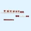 Miếng dán móng tay ngón chân hình trái tim Burgundy 24 miếng để làm móng tay DIY