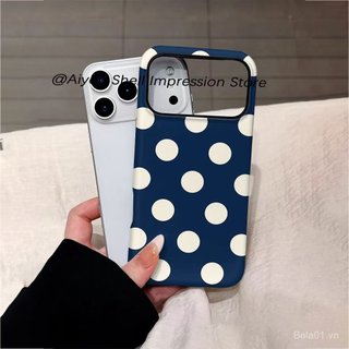 Ốp Điện Thoại Thích Hợp Cho iPhone Đơn Giản Chấm Bi iPhone16pro Vỏ Điện Thoại iPhone17 Phim Hai Trong Một 15 Vỏ Cứng 14pro Hai Lớp 1312 Vỏ Bảo Vệ 0DWV