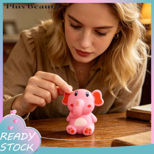 < Pluscloth > Đồ chơi bóp voi Mini – Phim hoạt hình dễ thương Giảm căng thẳng Fidget Ball Đồ chơi kẹp mềm cho sự lo âu Trẻ em Người lớn Thư giãn Quà tặng hoàn hảo cho người mua Đông Nam Á Voi T