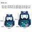 Balo Phi in 3D nổi chống gù, chống nước, siêu nhẹ cho bé lớp 1-6 ( KHÔNG TẶNG HỘP BÚT )