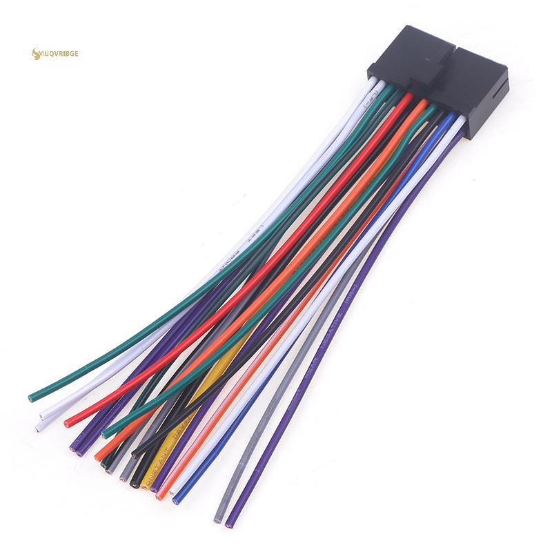 MUQV Dây Vô Tuyến Ô Tô Dây 20pin Bộ Chuyển Đổi Dây Âm Thanh Cd Dvd Cáp Kết Nối T-plug Dây Nguồn Linh Kiện Sửa Đổi n