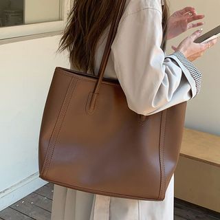 Túi đi lại đeo vai tote công suất lớn phong cách Hàn Quốc đa năng phong cách retro