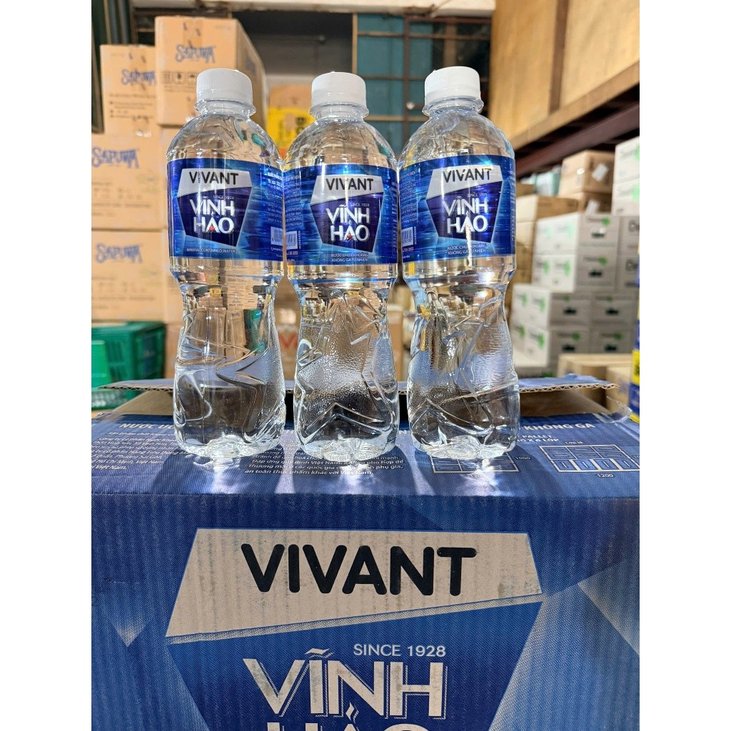 Thùng 24 chai nước khoáng Vĩnh Hảo 500ml