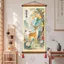 Hươu May Mắn Lối Vào Lối Vào Trang Trí Tranh Không Đục Lỗ Tranh Vải Hành Lang Aisle Bức Tranh Tường Nền Treo Vải 5.26
