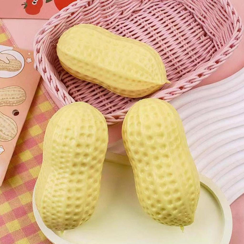 Đậu Phộng Căng Thẳng Bóng Crunchy Bóp Bóng Squishy Đồ Chơi Mềm Chậm Phục Hồi Chống Căng Thẳng Cảm Giác Fidget Đồ Chơi