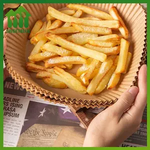 SWEET 25 / 50 Chiếc Nồi Chiên Không Khí Dùng Một Lần Giấy Lót Giỏ Chống Dầu Da Tròn Airfryer Nướng Giấy Phụ Kiện Nhà Bếp n