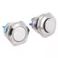 Công tắc nút nhấn kim loại 16mm KHÔNG Đặt lại tạm thời Công tắc nút nhấn tự đặt lại Đẹp