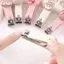 GCDHome Hoạt Hình Tình Yêu Cắt Móng Tay Mini Dễ Thương Kẹp Móng Tay Hộ Gia Đình Chống Bắn Gấp Cắt Móng Tay Làm Móng Tay Cắt HOT