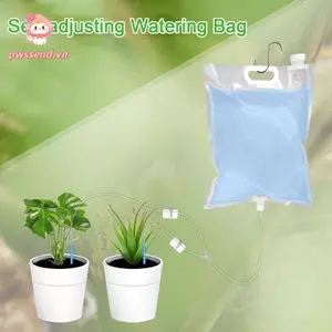 Túi tưới nước tự động PWSEND Đồ dùng làm vườn Hệ thống tưới nhỏ giọt ngoài trời có thể điều chỉnh trong nhà