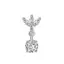 JULYHOT Thép Không Gỉ Hoa Bướm Bụng Nút Nhẫn Dành Cho Nữ Pha Lê Zircon Trái Tim Rốn Xuyên Trang Trí Gợi Cảm Cơ Thể Trang Sức Massivedeals