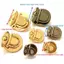 AN.MART Đóng Snap Clasps Craft DIY Metal Lo Bag Case Bule Clasp Cho Túi Xách Túi Đeo Vai Ví Tote Phụ Kiện Phần Cứng VN