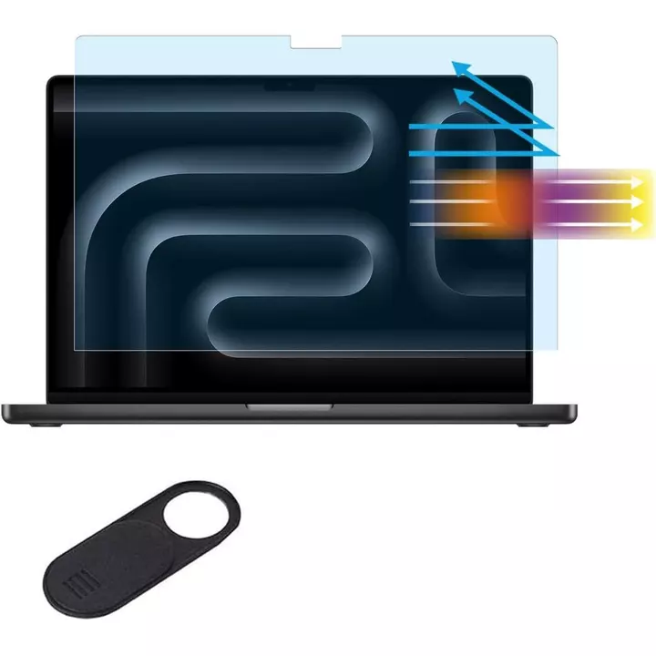 MUBUY-GOL Tấm bảo vệ màn hình chống chói chống ánh sáng xanh cho MacBook Pro 14 inch (2026-2021, M5, M4, M3, M2, M1 Pro / Max Chip) MacBook Pro mới 14,2 inch, Bộ lọc bảo vệ mắt Giảm E