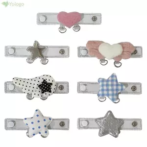 YOLOGO 1 Bộ mở rộng dây đeo túi, trong suốt với khóa mở rộng túi chữ D đôi, Ba lô móc treo túi trang trí bền bỉ